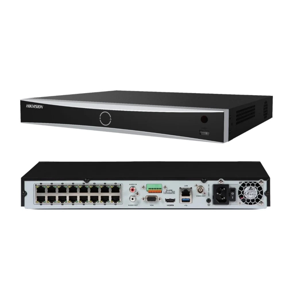 Hikvision Nvr 16Ch PoE Acusense AI Deeplearning DS-7616NXI-I2/16P/S