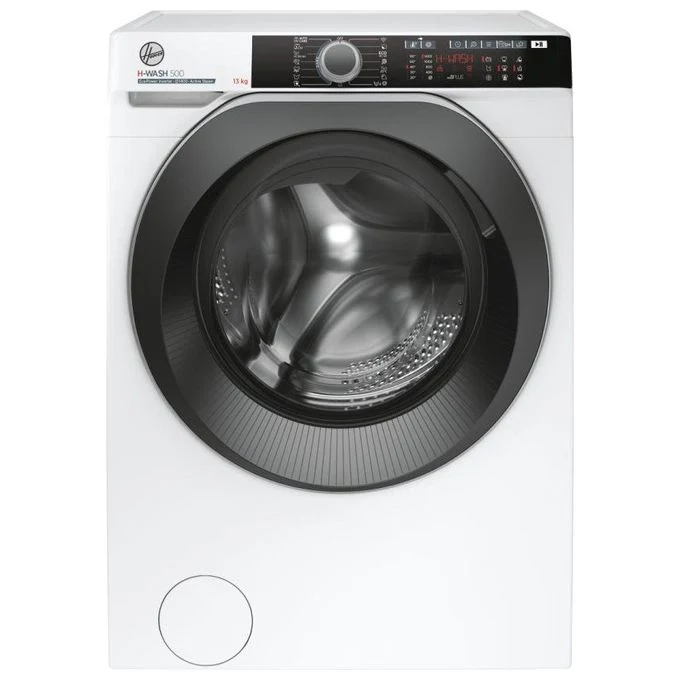 Hoover HWE413AMBS1 H-WASH 500 Lavatrice Frontale 13 Kg 1400 rpm Classe A Inverter Vapore Wi-Fi (85x60x67 cm) colore Bianco