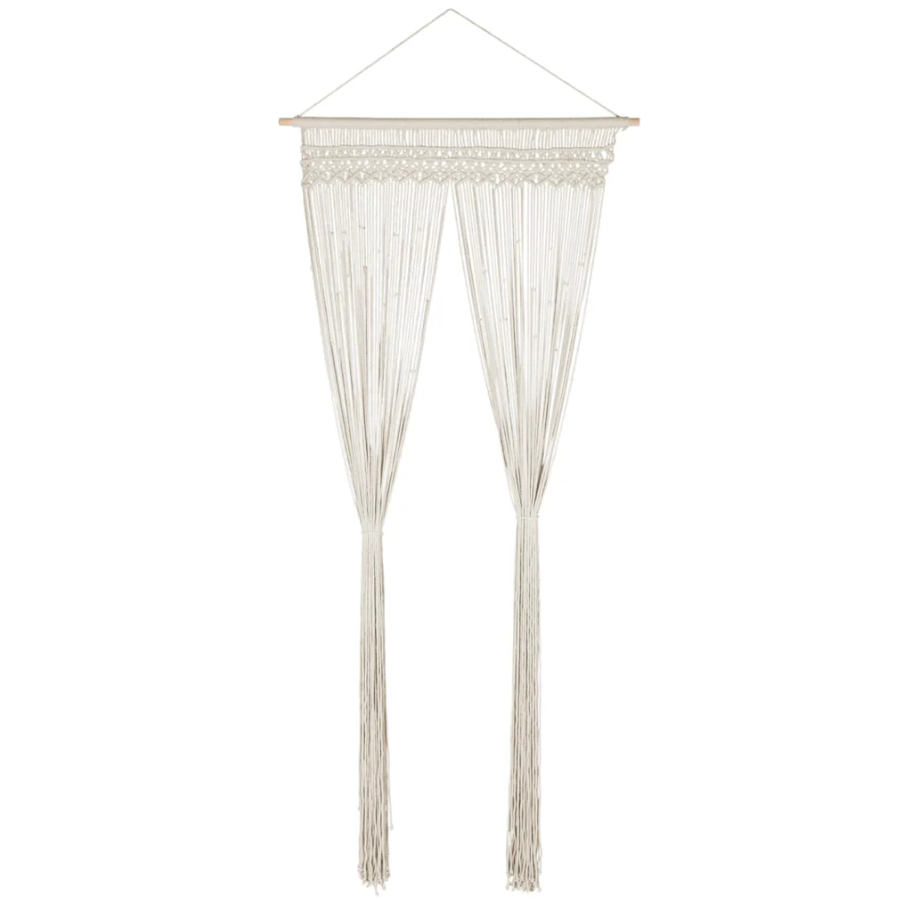 IDMarket - Tenda 90x200 cm in macramè bohémien - Image 4
