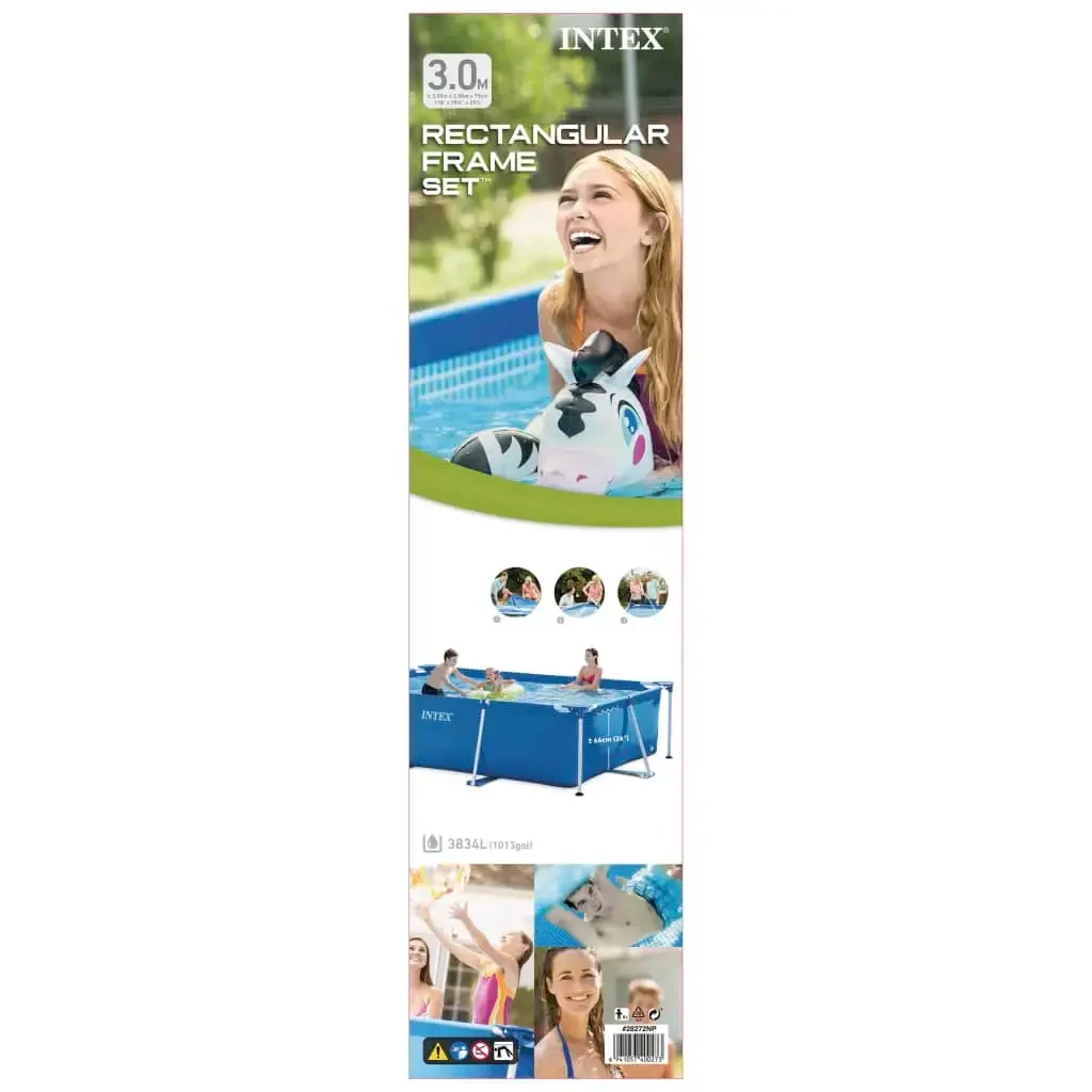 INTEX Piscina Rectangular Frame 300x200x75 cm 3202754 - Image 5