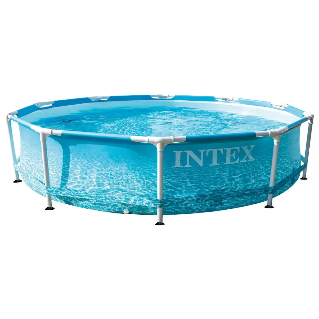 INTEX Telaio Piscina in Metallo Beachside 305x76 cm 3202883 - Image 2