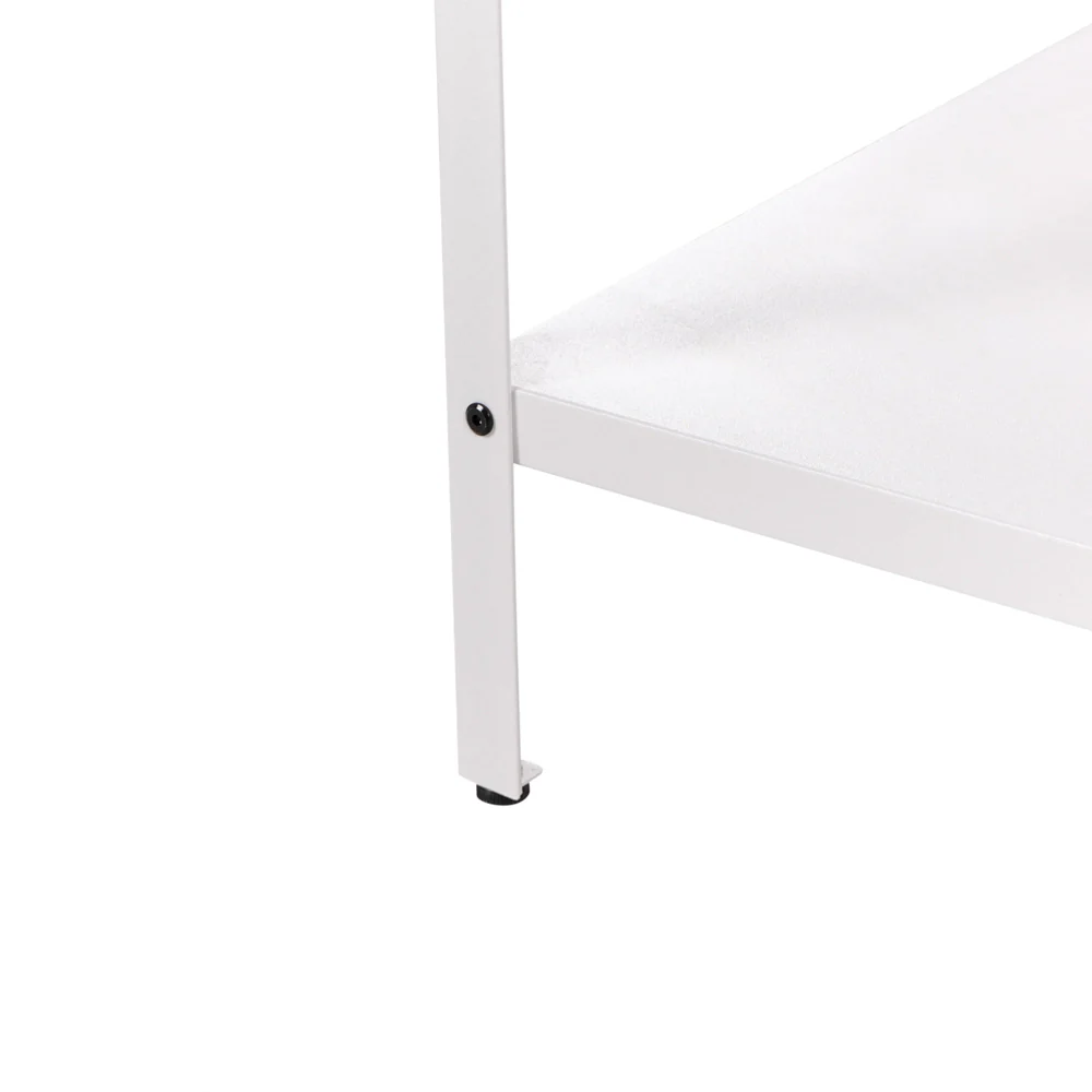 Isola cucina da esterno con lavello in acciaio inox bianco 80 x 50 x 92 cm Bocca a leva singola 2 ripiani con top Cucina da giardino da pranzo - Image 6