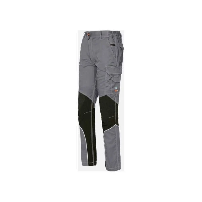 ISSALINE 8830B Stretch Extreme Pantalone da Lavoro Tecnico Elasticizzato Unisex 9 Tasche colore Grigio - Image 3