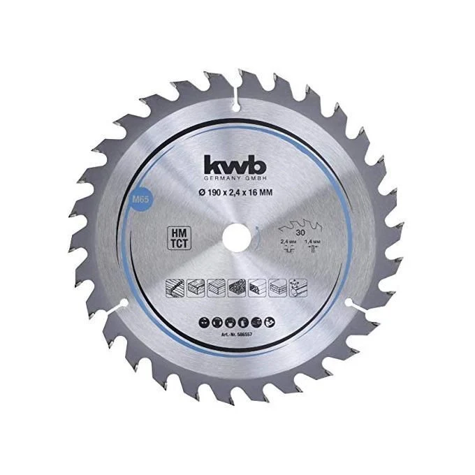 Kwb Lama Per Sega Circolare Truciolare In Legno E Legno Duro 190X16Mm 30 Denti - Image 3