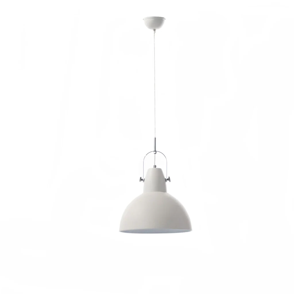 Lampada a sospensione DOME bianco