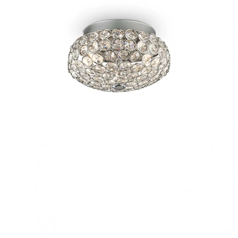 Lampada Da Soffitto King Pl3 Cromo Ideal-Lux