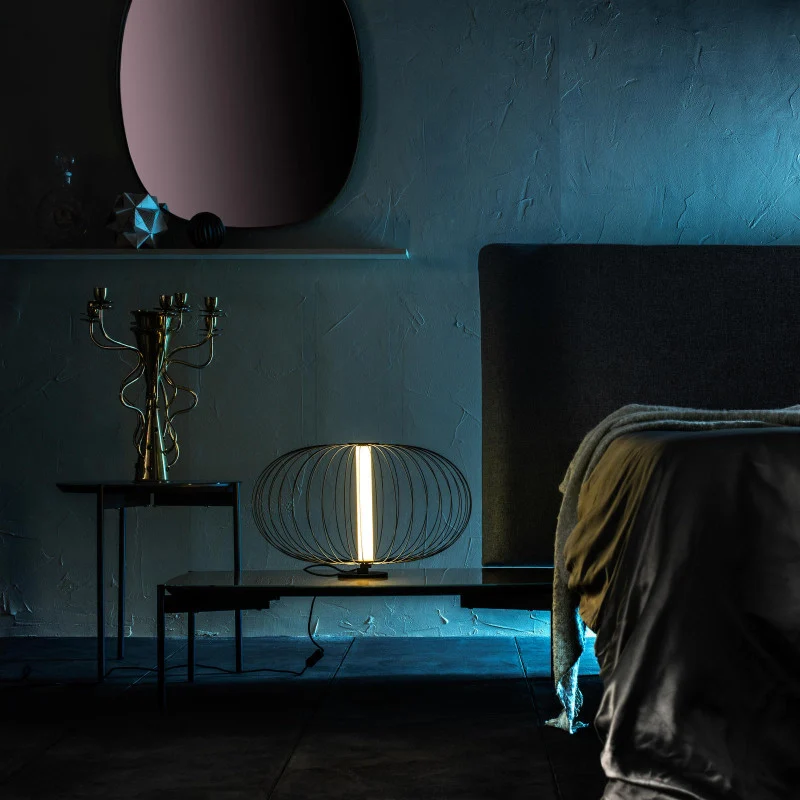 Lampada da tavolo LED Mizar 50cm X 50cm H 29cm Stones - Image 3