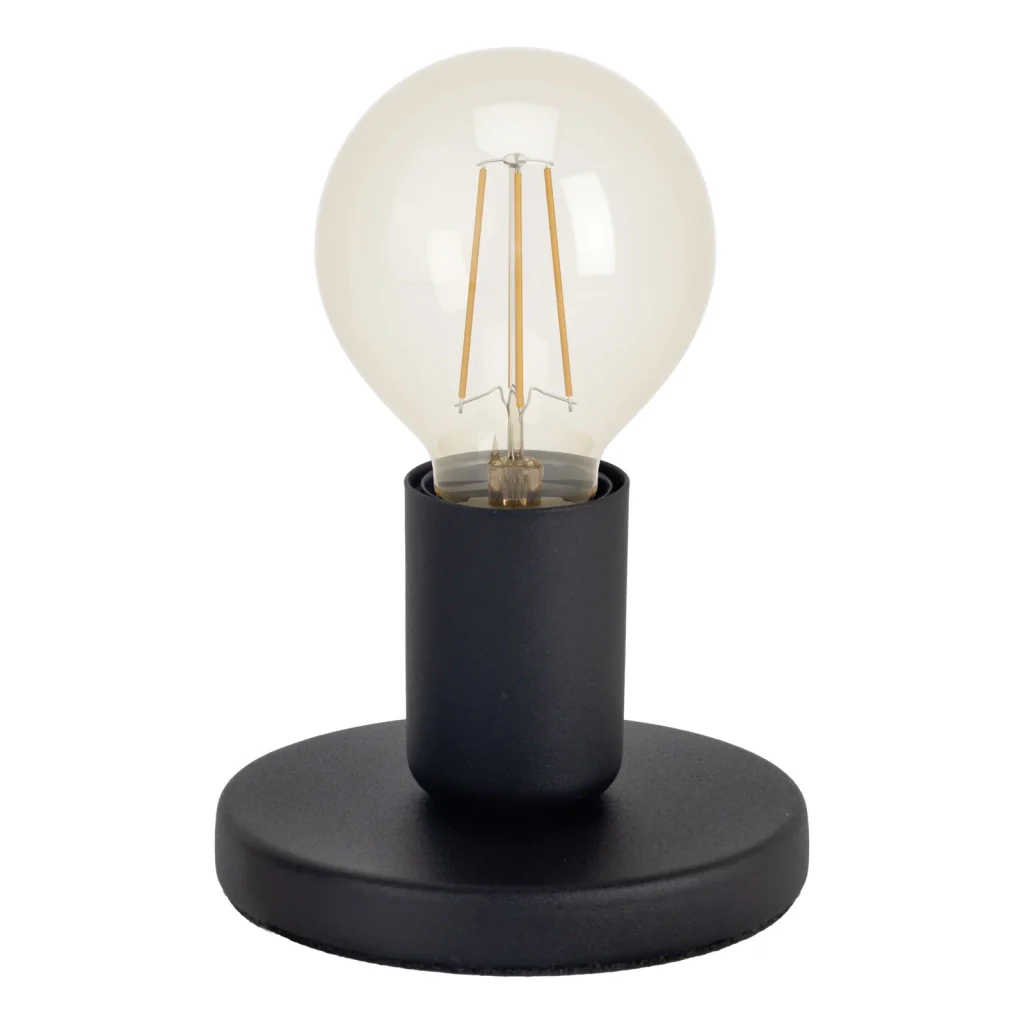 Lampada Scrivania Minimal - Nordico Pozello Acciaio Nero 1 Luce E27 Ip20 - Image 2