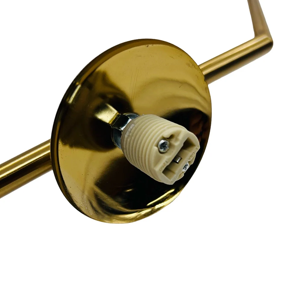 LAMPADARIO A SOSPENSIONE IN METALLO CON SFERA IN VETRO DA 20 CM CON ATTACCO PER LAMPADINE A LED G9 - Image 3