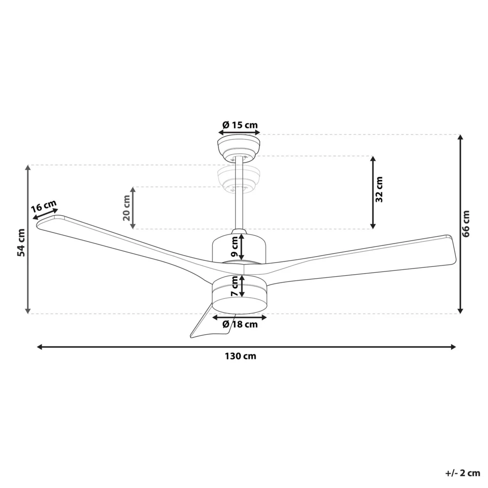 Lampadario con Ventilatore Radiocomandato Ottone Con Telecomando 3 Velocità Luce Timer Stile Moderno - Image 3