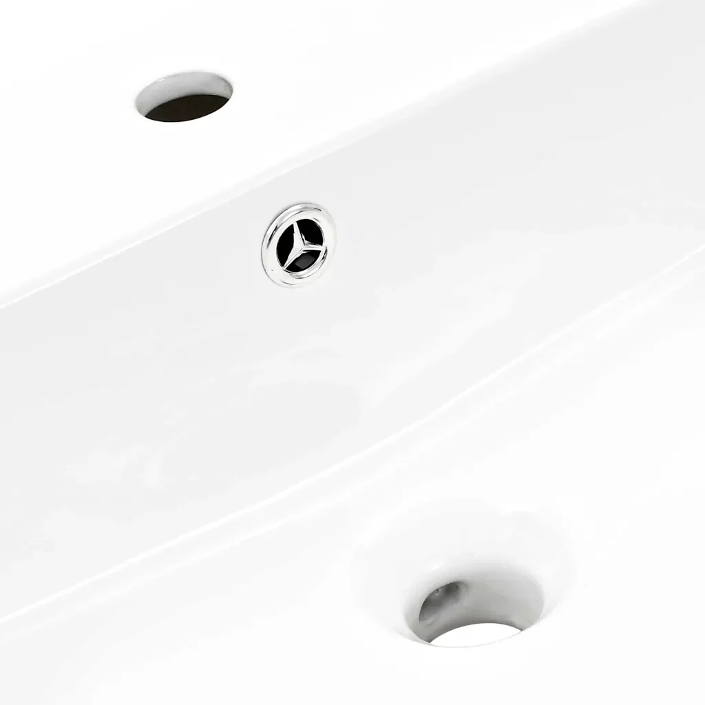Lavabo Bianco 53 x 44 x 37 cm Ceramica Smaltata - Image 6