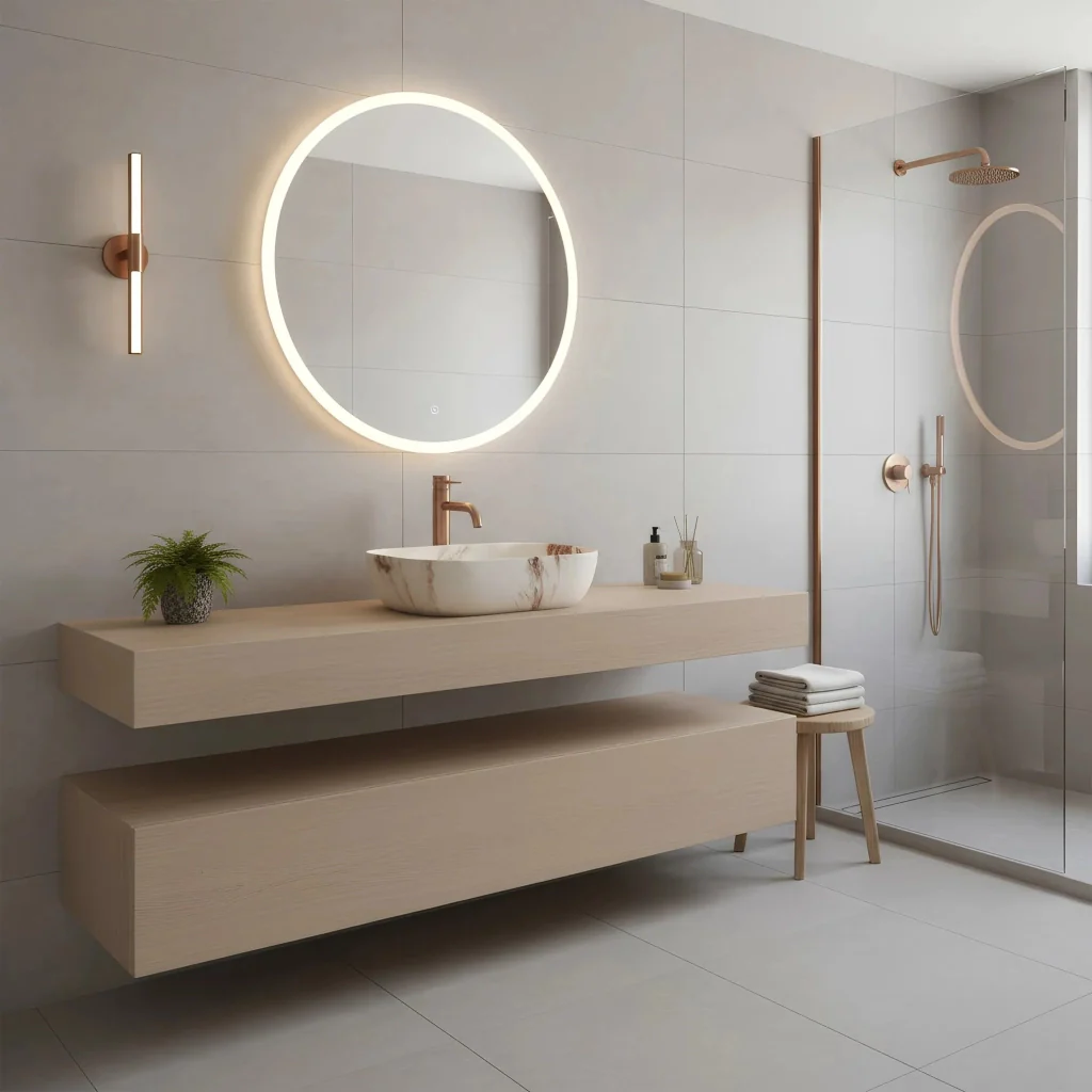 Lavabo Da Appoggio Rea Belinda Marrone Matt - Image 7