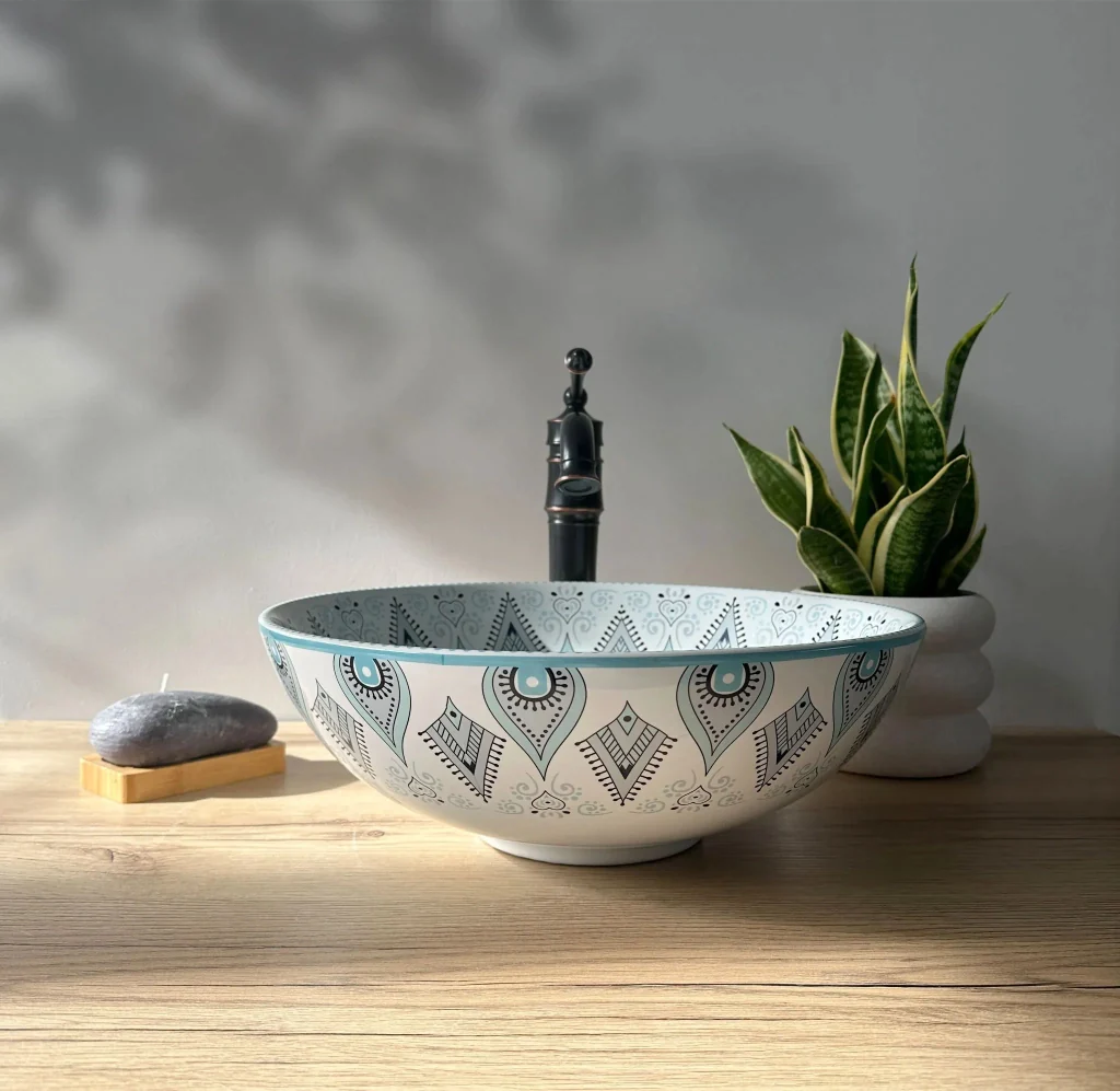 Lavabo Da Appoggio Rea Mandala - Image 4