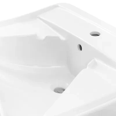 Lavabo sospeso per disabili 66 cm ergonomico con poggia gomiti - Image 4