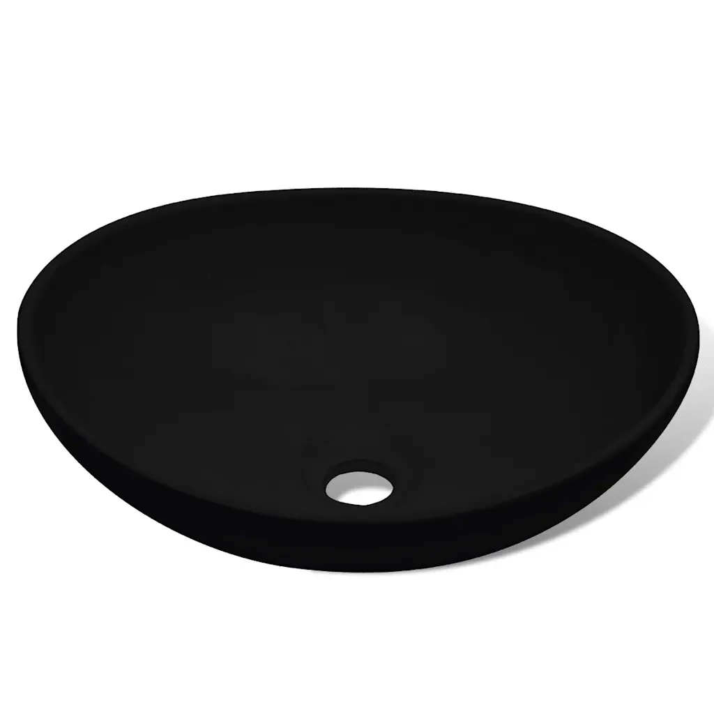 Lavello in Ceramica 40 x 33 cm Nero - Image 3