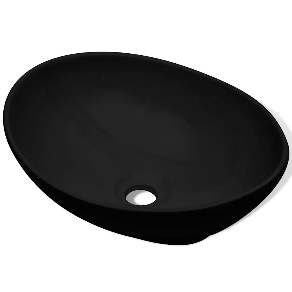 Lavello in Ceramica 40 x 33 cm Nero - Image 4
