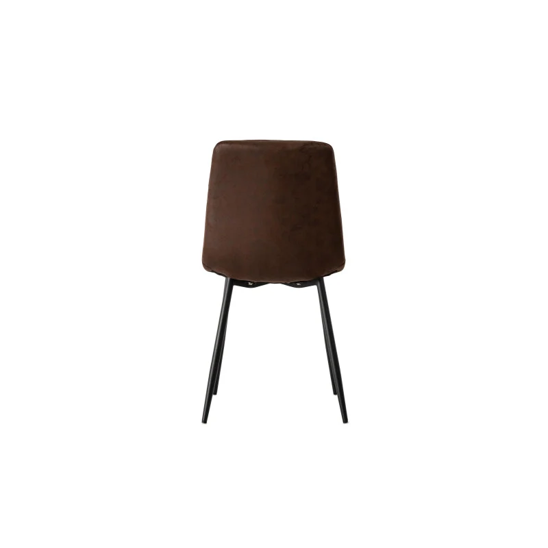 Set di 4 SEDIe IN SIMILPELLE Lea 48.5cm X 49cm H 88cm Stones - Image 2