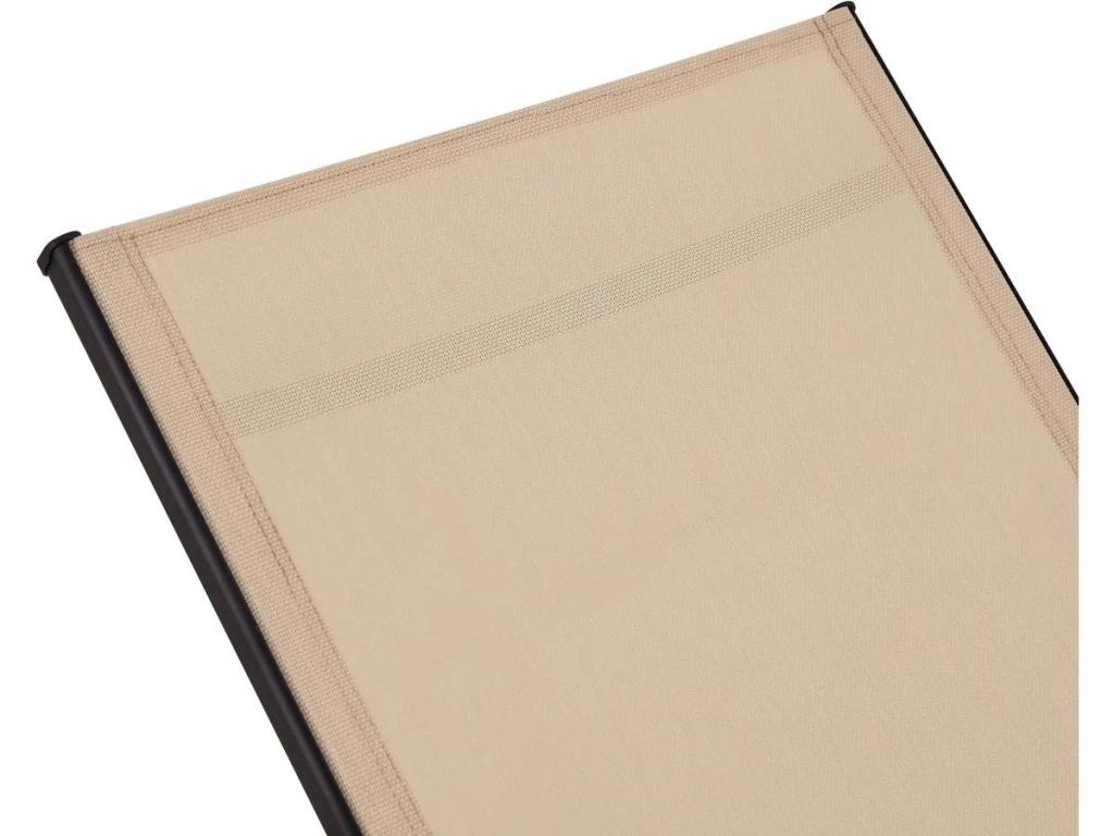Set di 2 lettini prendisole in metallo "Farniente" - Beige - Image 4