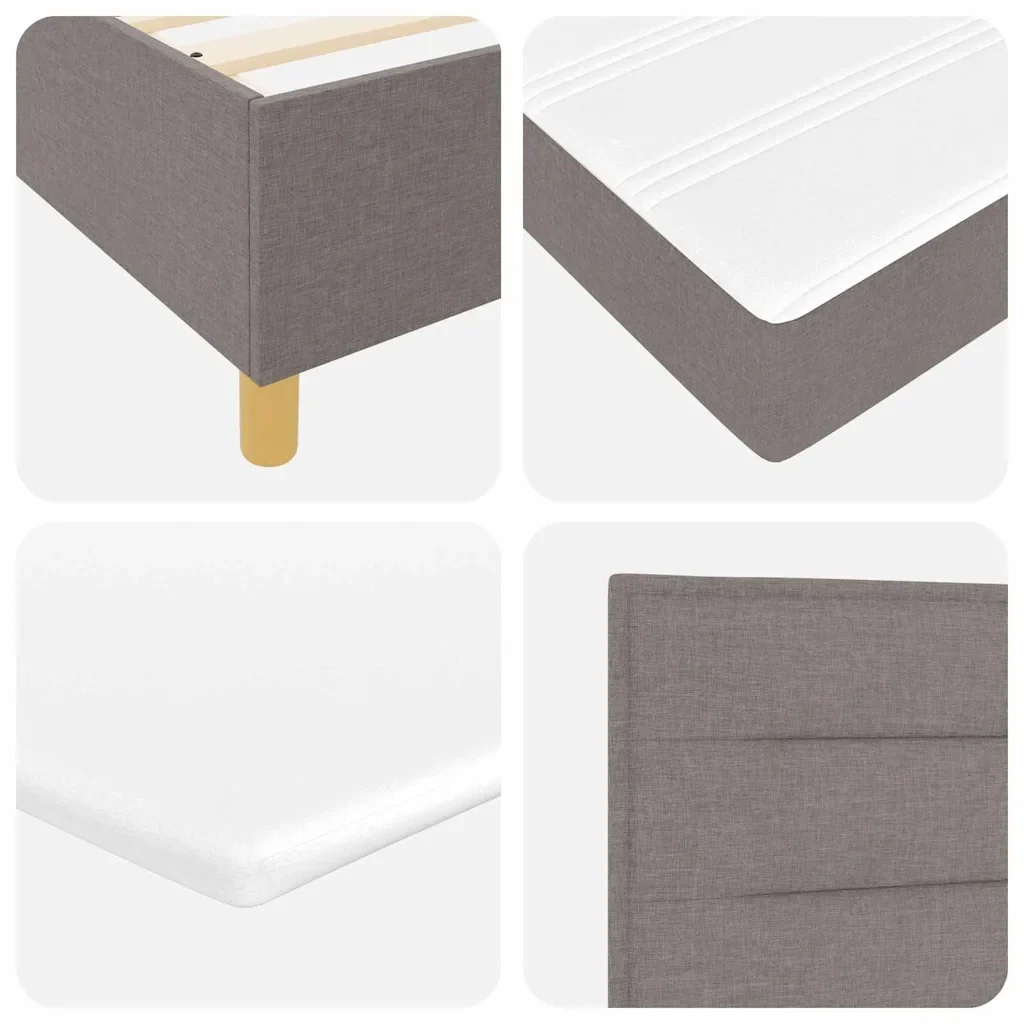 Letto a molle con materasso Talpa 200 x 90 cm Tessuto 3340673 - Image 10