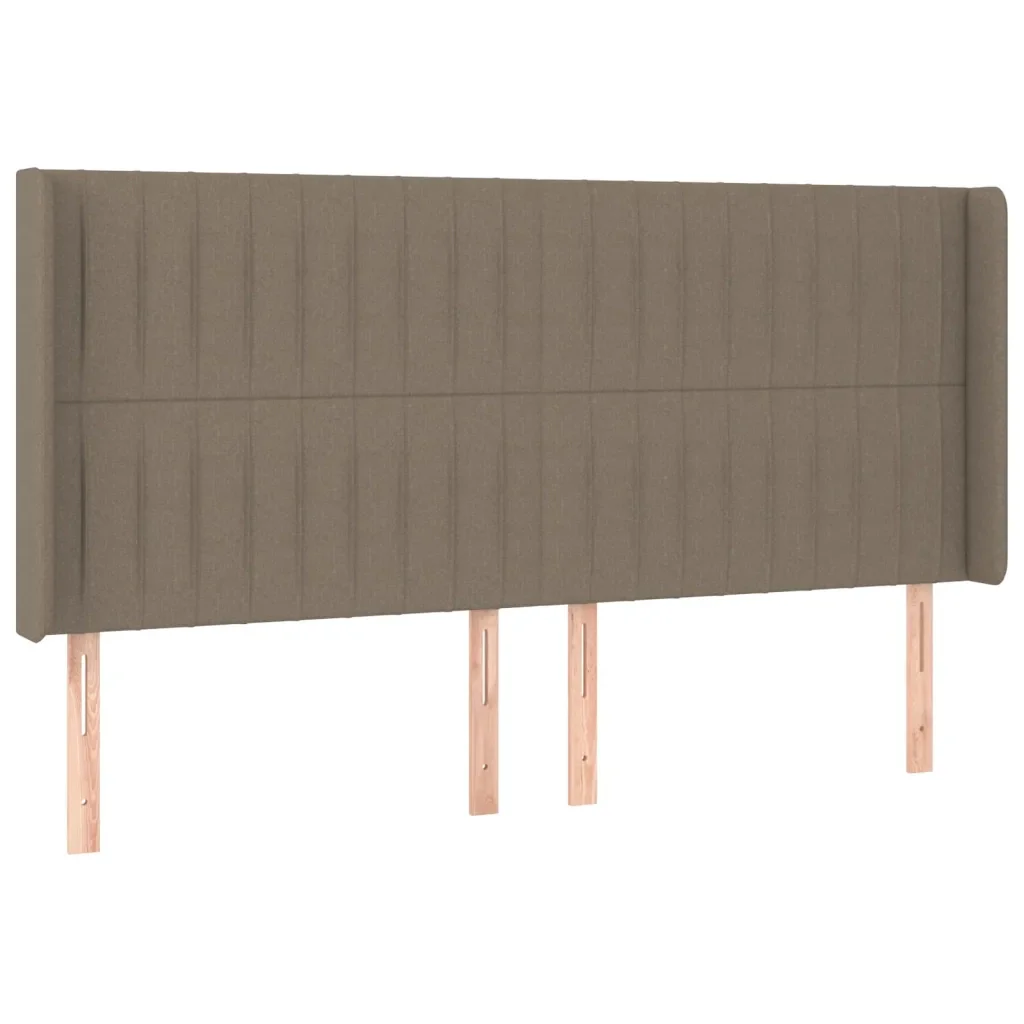 Letto a Molle con Materasso e LED Tortora 180x200 cm in Tessuto 3138497 - Image 7