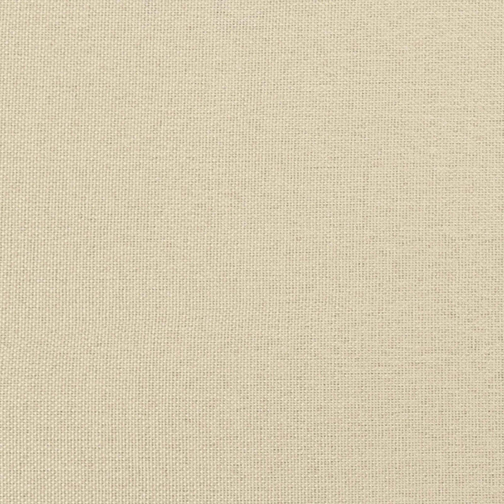 Letto a molle con testiera Crema 90 x 190 cm Tessuto 3343958 - Image 6