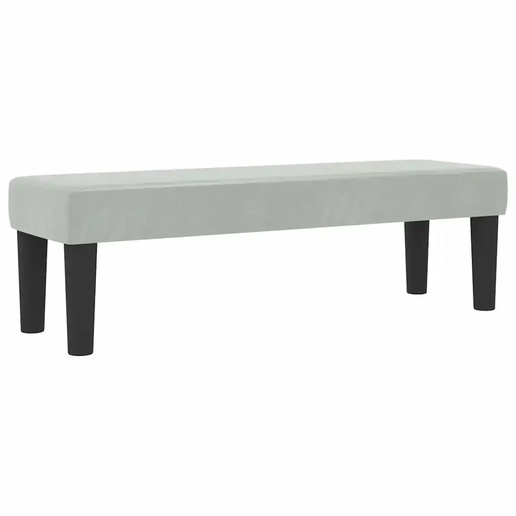 Letto a molle con testiera Grigio chiaro 200 x 180 cm Velluto 3344594 - Image 5