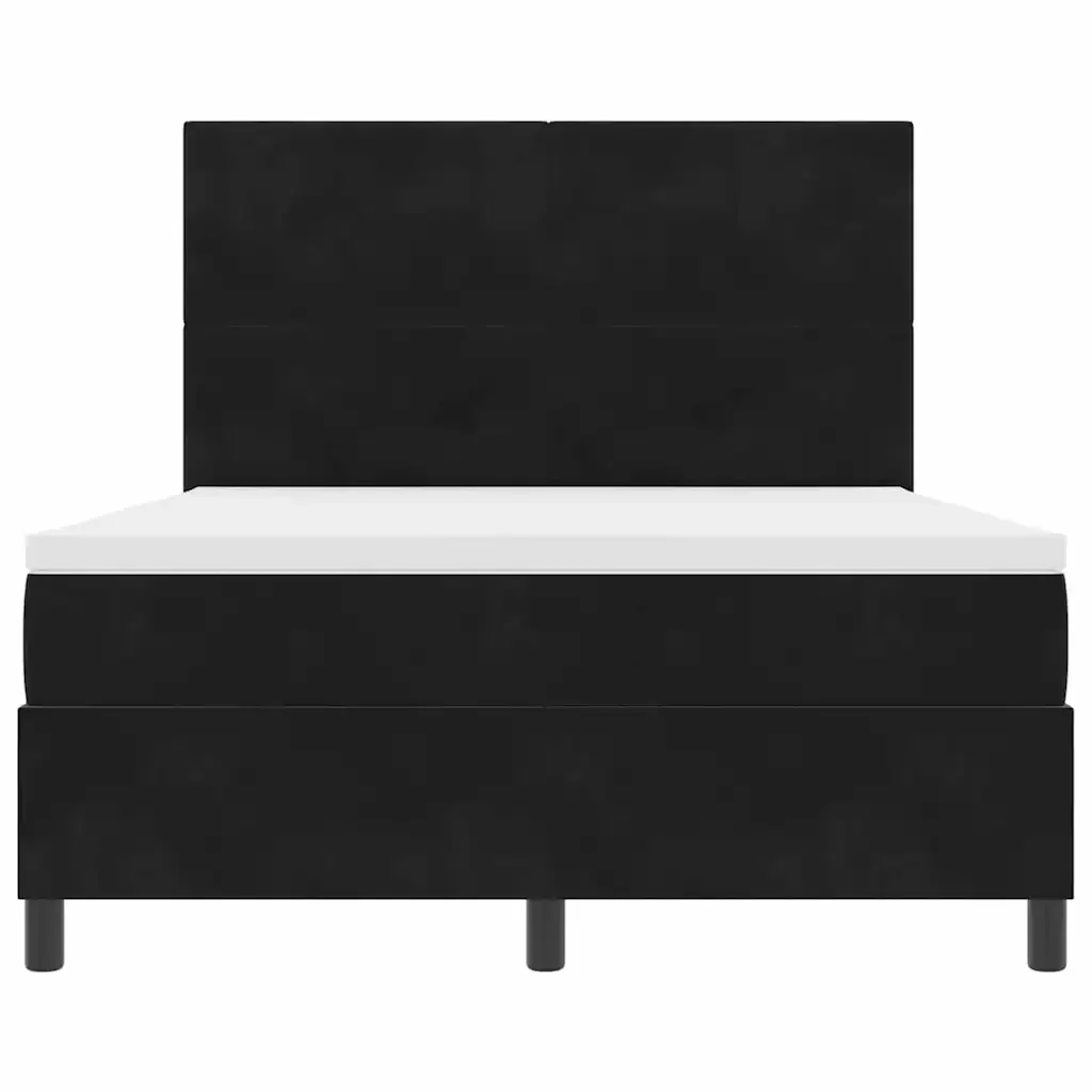 Letto a molle con testiera Nero 160 x 200 cm Velluto 3339844 - Image 6