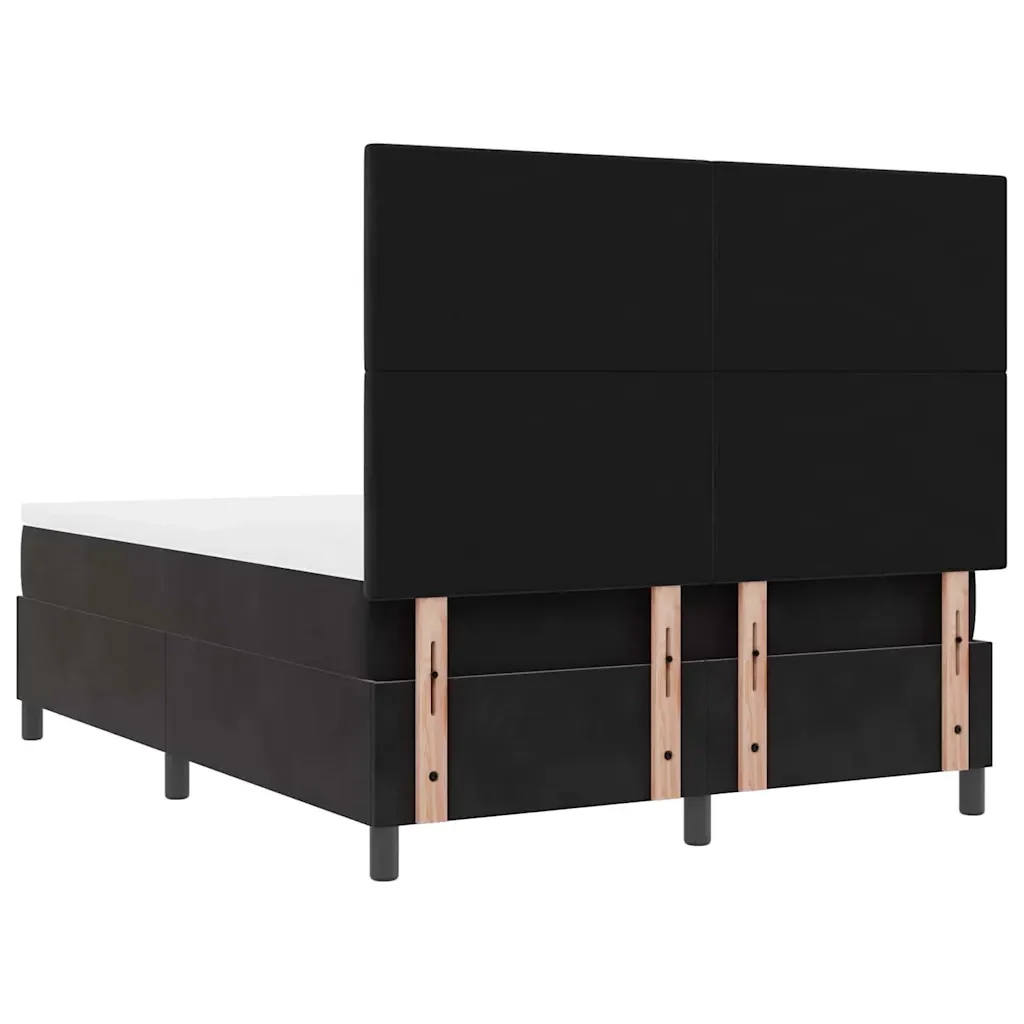 Letto a molle con testiera Nero 160 x 200 cm Velluto 3339844 - Image 8