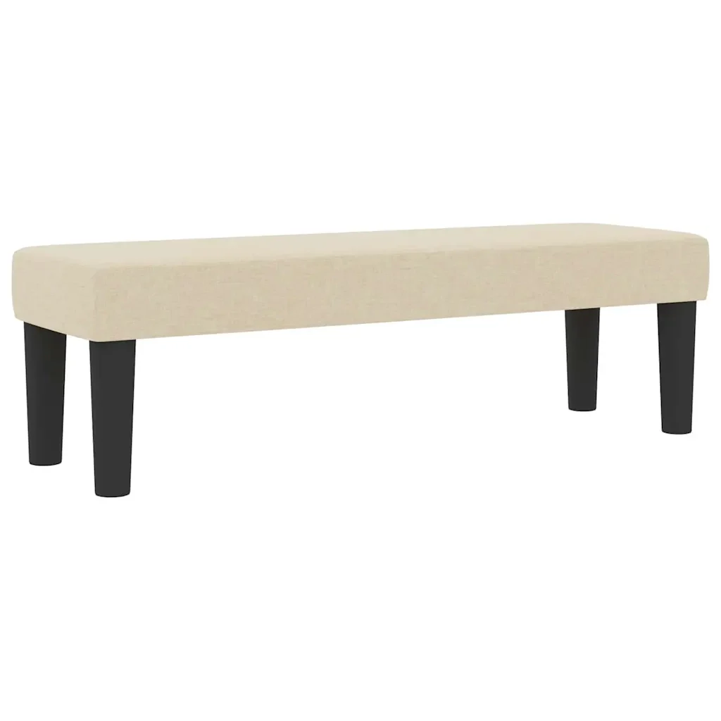 Letto a molle con cuscino Crema 180 x 200 cm Tessuto 3344014 - Image 5