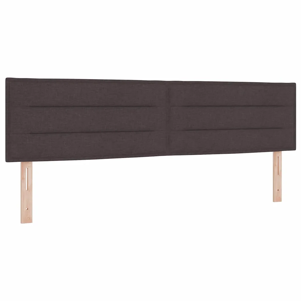 Letto a molle con cuscino Marrone Scuro 180 x 200 cm Tessuto 3338940 - Image 6