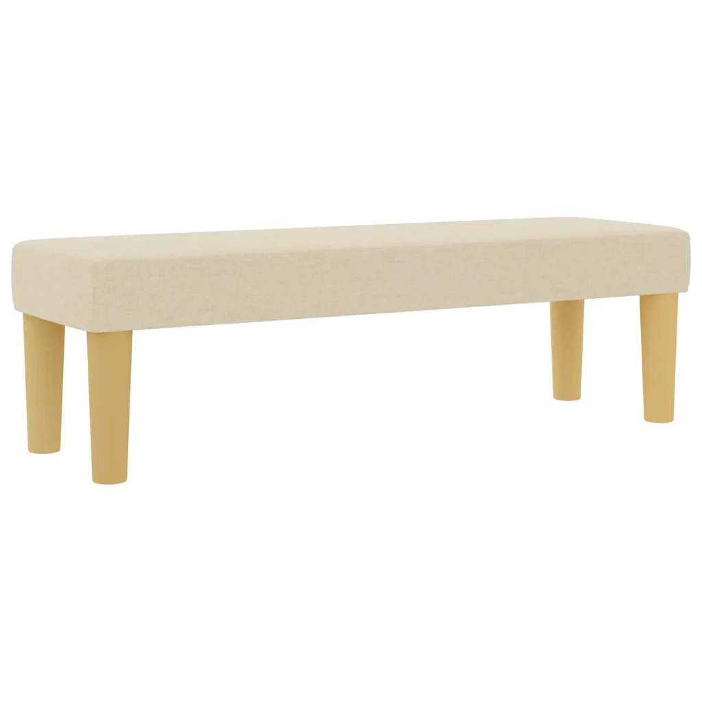 Letto a molle con cuscino Crema 190 x 120 cm Tessuto 3344210 - Image 5