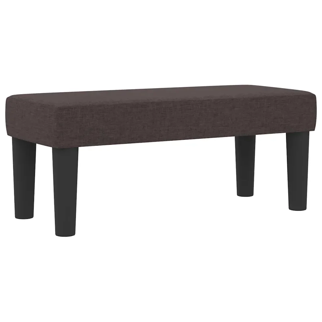 Letto a molle con testiera Marrone Scuro 90 x 190 cm Tessuto 3344033 - Image 5