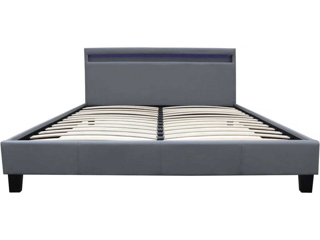 Letto con led "Maria" - 160 x 200 cm - Bianco - Image 3