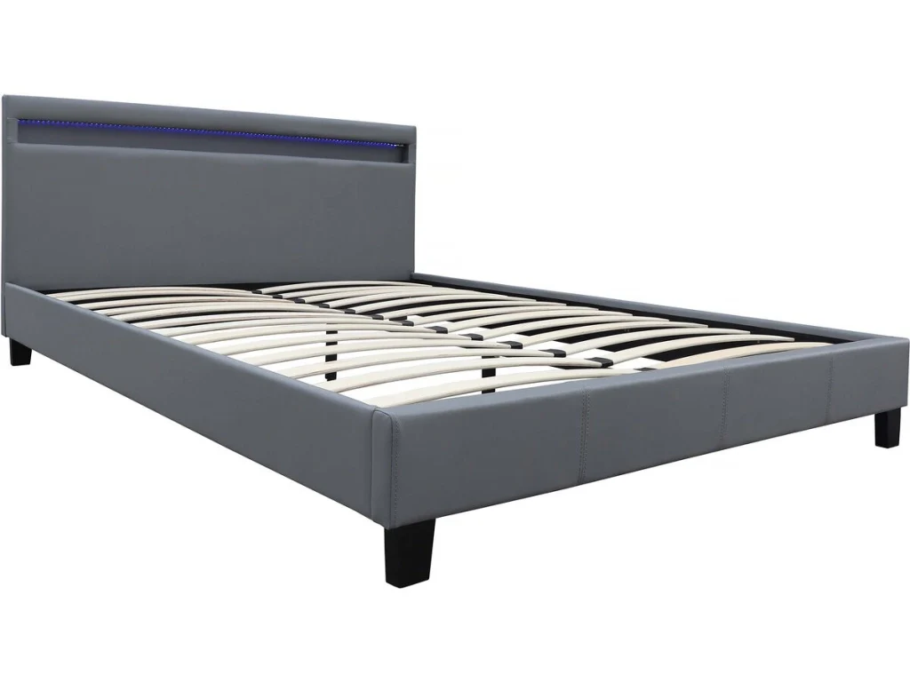 Letto con led "Maria" - 160 x 200 cm - Bianco - Image 5