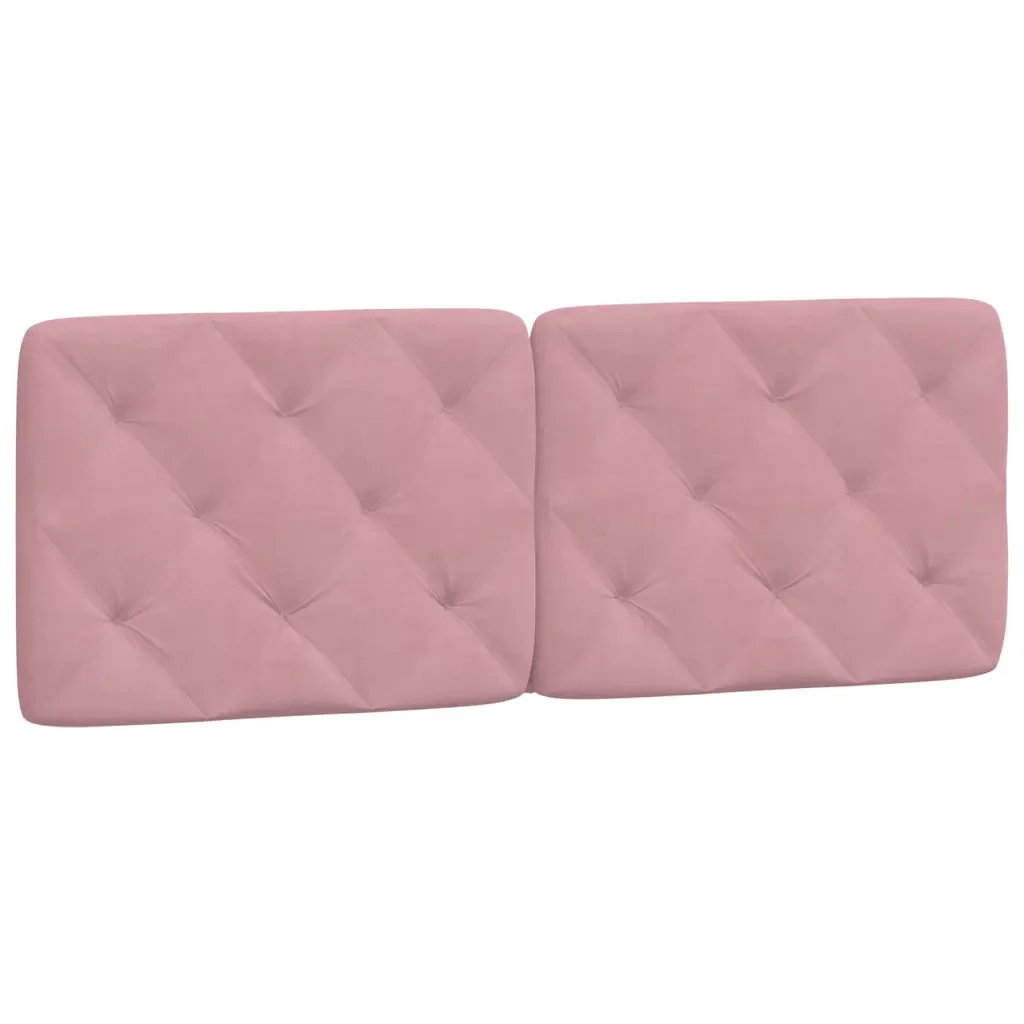 Letto con Materasso Rosa 140x200 cm in Velluto 3208663 - Image 5