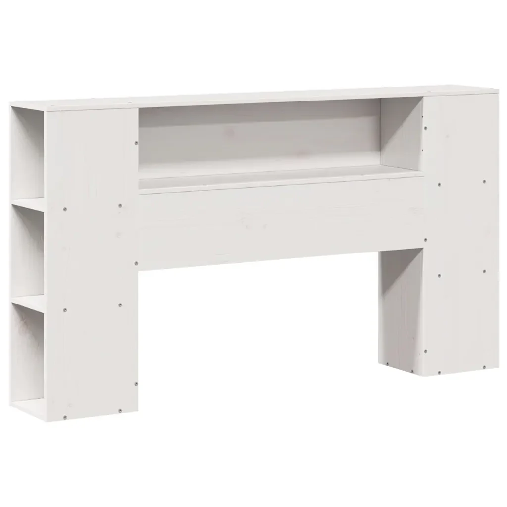 Letto Libreria senza Materasso Bianco 120x190 cm Legno di Pino 3321767 - Image 6