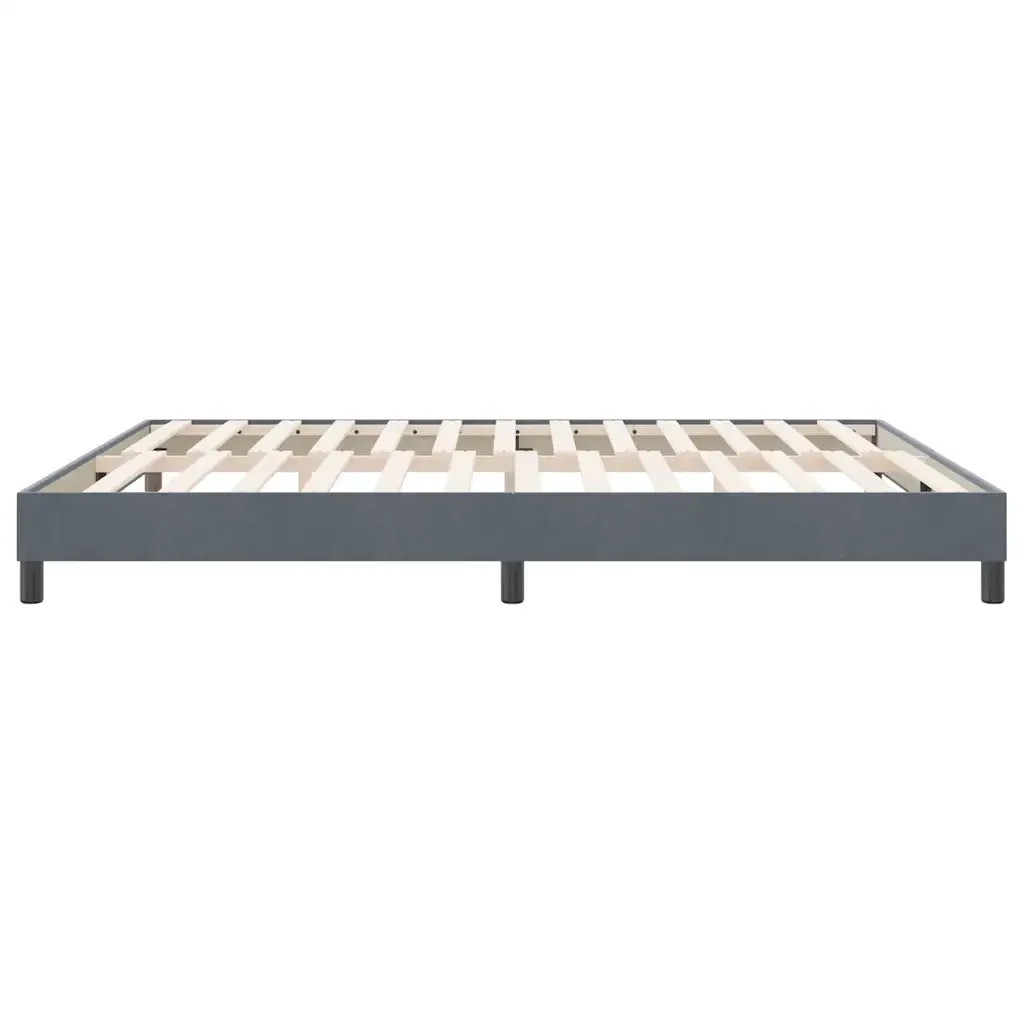 Letto matrimoniale | Letto per adulti | Giroletto a Molle senza Materasso 180x210 cm Velluto - Image 6