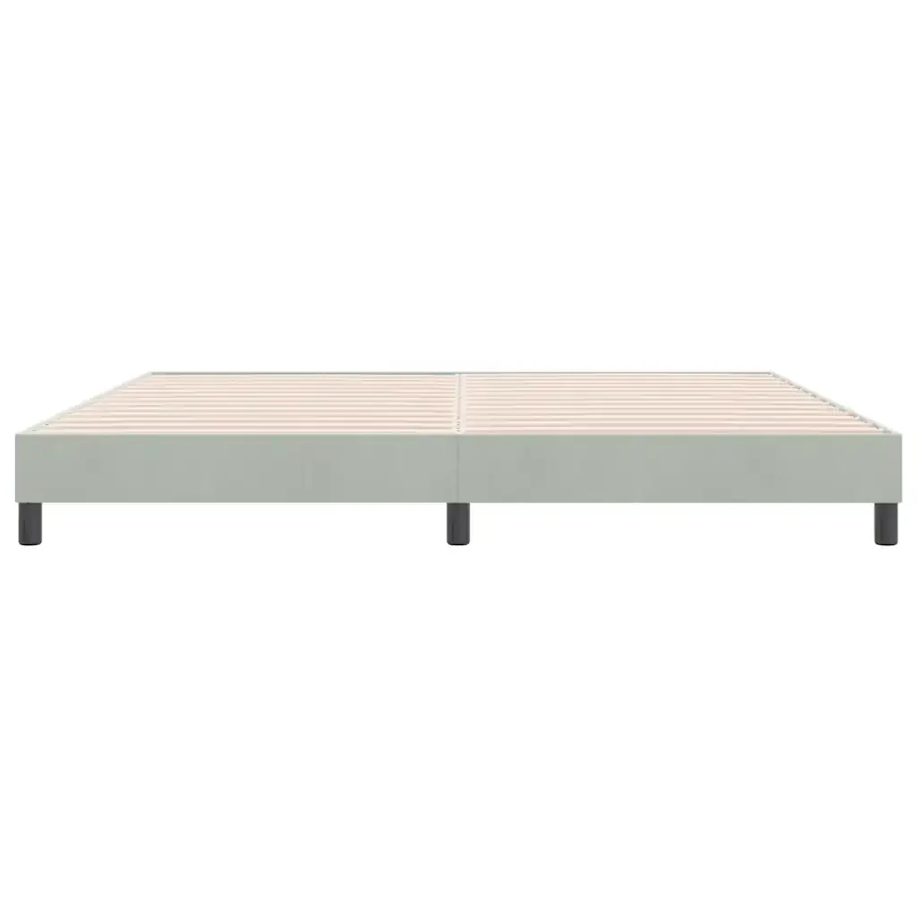 Letto matrimoniale | Letto per adulti | Giroletto a Molle senza Materasso 180x210cm Velluto - Image 5