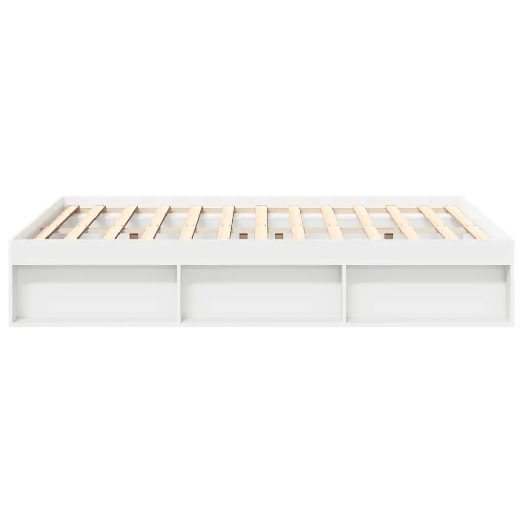 Letto matrimoniale | Letto per adulti | Giroletto Bianco 120x190 cm Small Double - Image 6