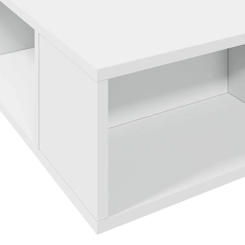Letto matrimoniale | Letto per adulti | Giroletto Bianco 120x200 cm in Legno Multistrato - Image 7