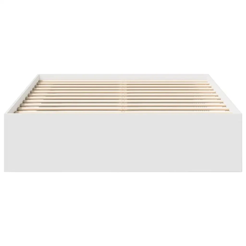 Letto matrimoniale | Letto per adulti | Giroletto Bianco 140x190 cm - Image 5