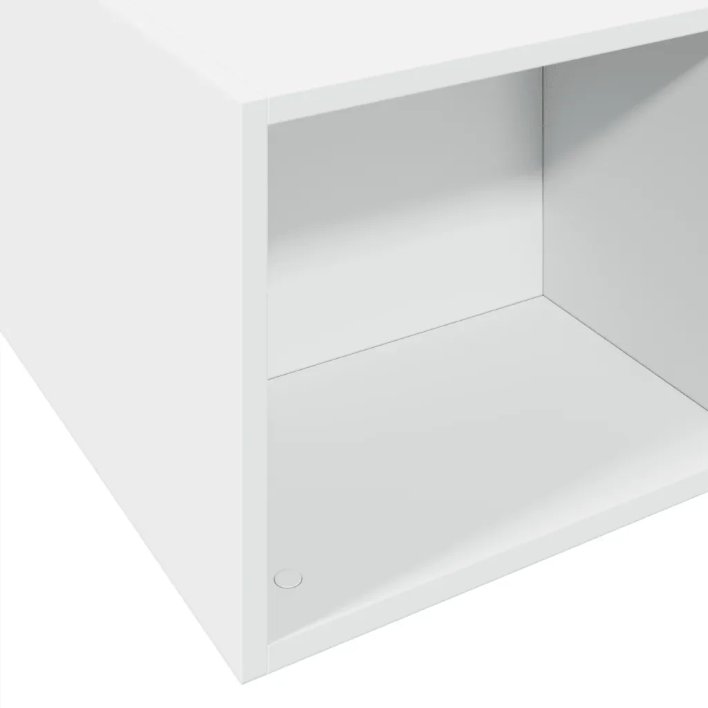 Letto matrimoniale | Letto per adulti | Giroletto Bianco 150x200 cm in Legno Multistrato - Image 7