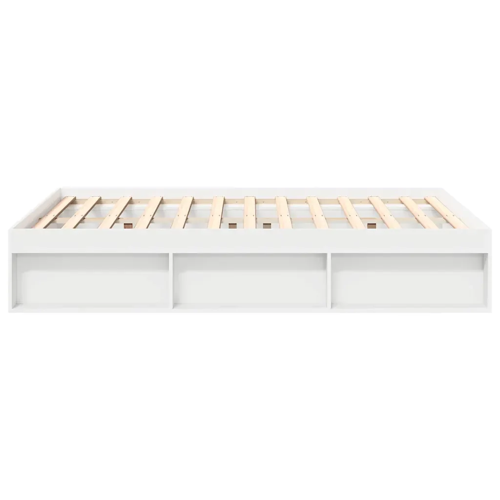 Letto matrimoniale | Letto per adulti | Giroletto Bianco 150x200 cm King Size - Image 6