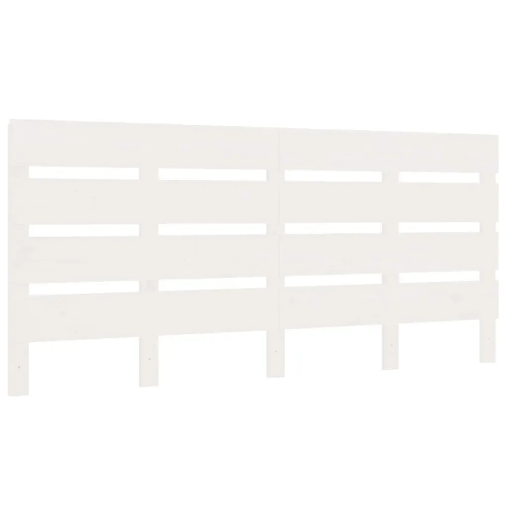 Letto matrimoniale | Letto per adulti | Giroletto Bianco Legno Massello di Pino 120x190 cm Small Double - Image 6