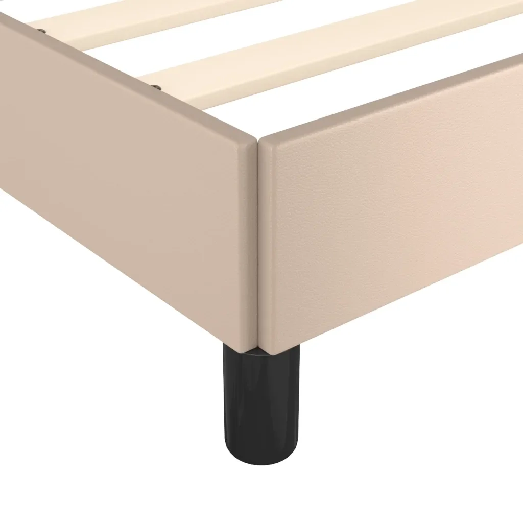 Letto matrimoniale | Letto per adulti | Giroletto Cappuccino 120x200 cm in Similpelle - Image 7