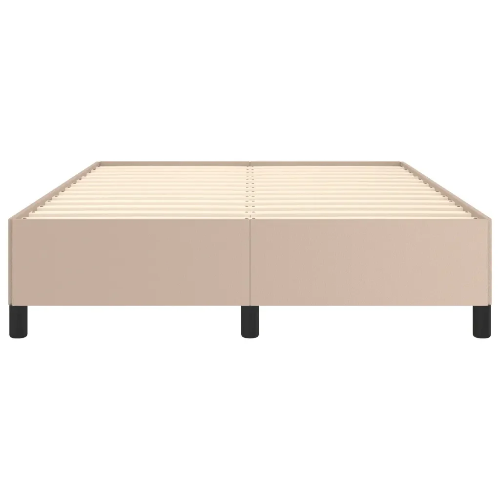 Letto matrimoniale | Letto per adulti | Giroletto Cappuccino 140x190 cm in Similpelle - Image 5