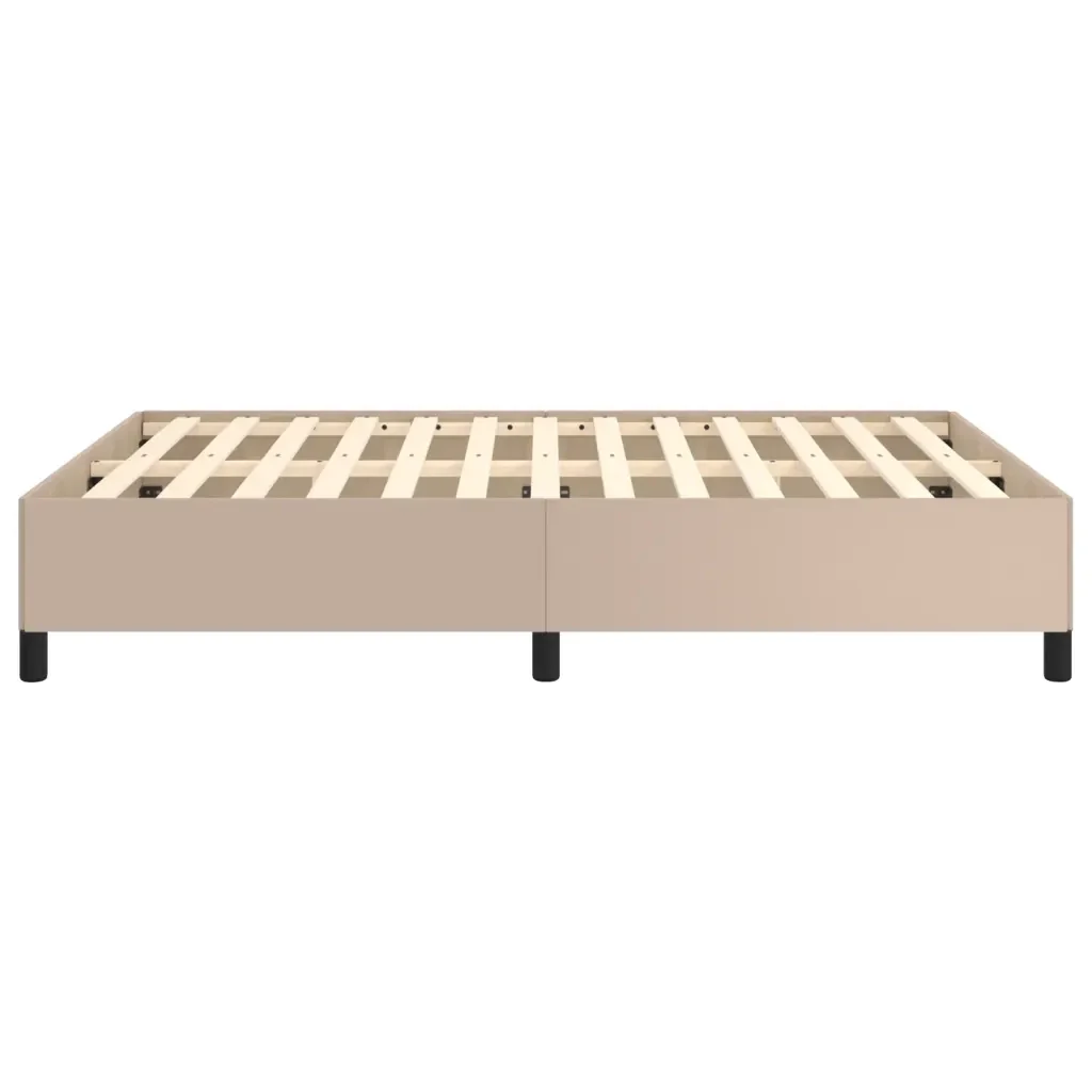 Letto matrimoniale | Letto per adulti | Giroletto Cappuccino 140x190 cm in Similpelle - Image 6