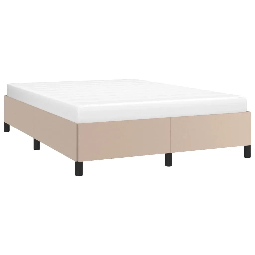 Letto matrimoniale | Letto per adulti | Giroletto Cappuccino 140x200 cm in Similpelle - Image 4