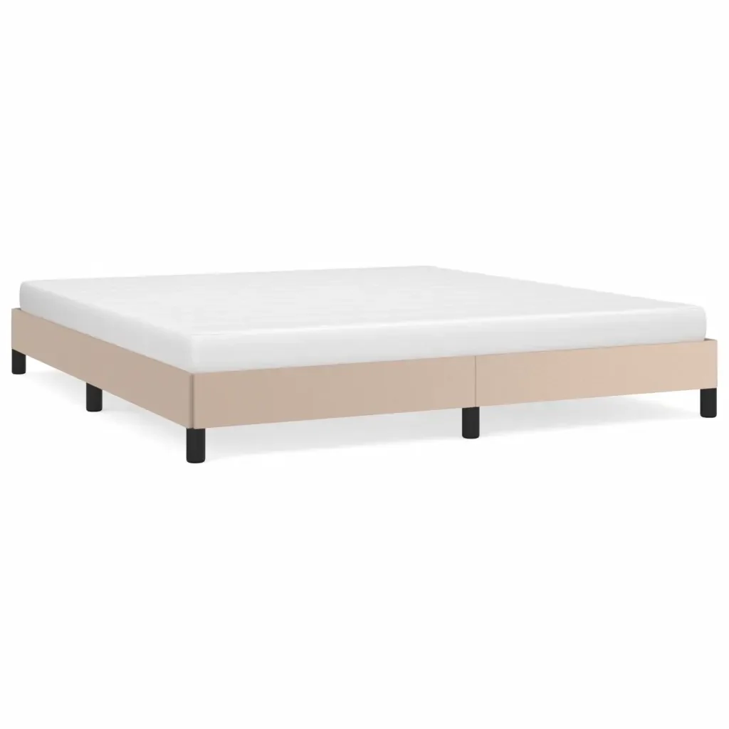 Letto matrimoniale | Letto per adulti | Giroletto Cappuccino 160x200 cm in Similpelle