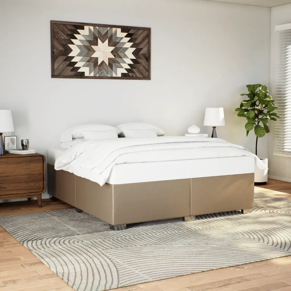 Letto matrimoniale | Letto per adulti | Giroletto Cappuccino 180x200 cm in Similpelle - Image 2